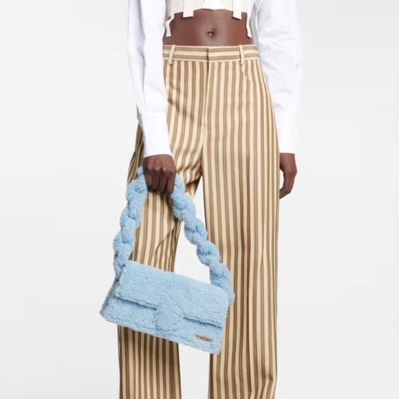 JACQUEMUS Le Bambidou shearling shoulder bag - Picture 5 of 6